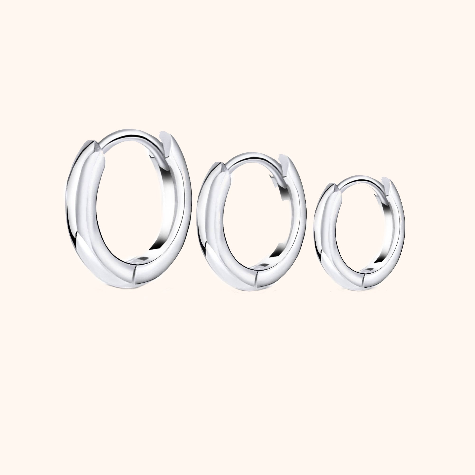 3-Hoops Earrings