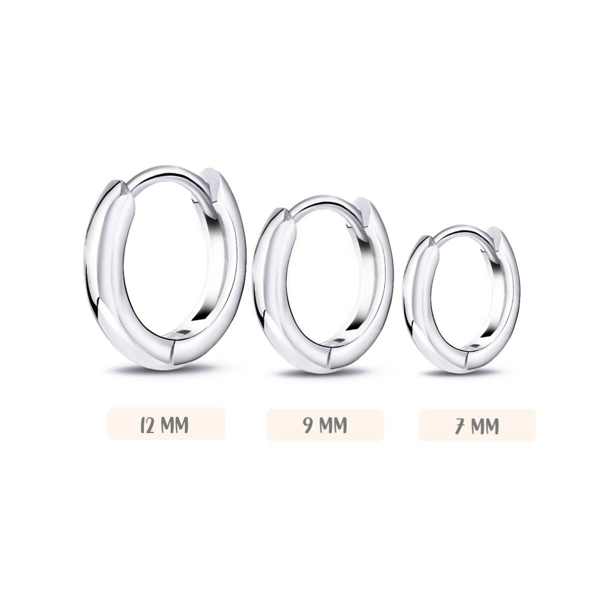 3-Hoop Earrings
