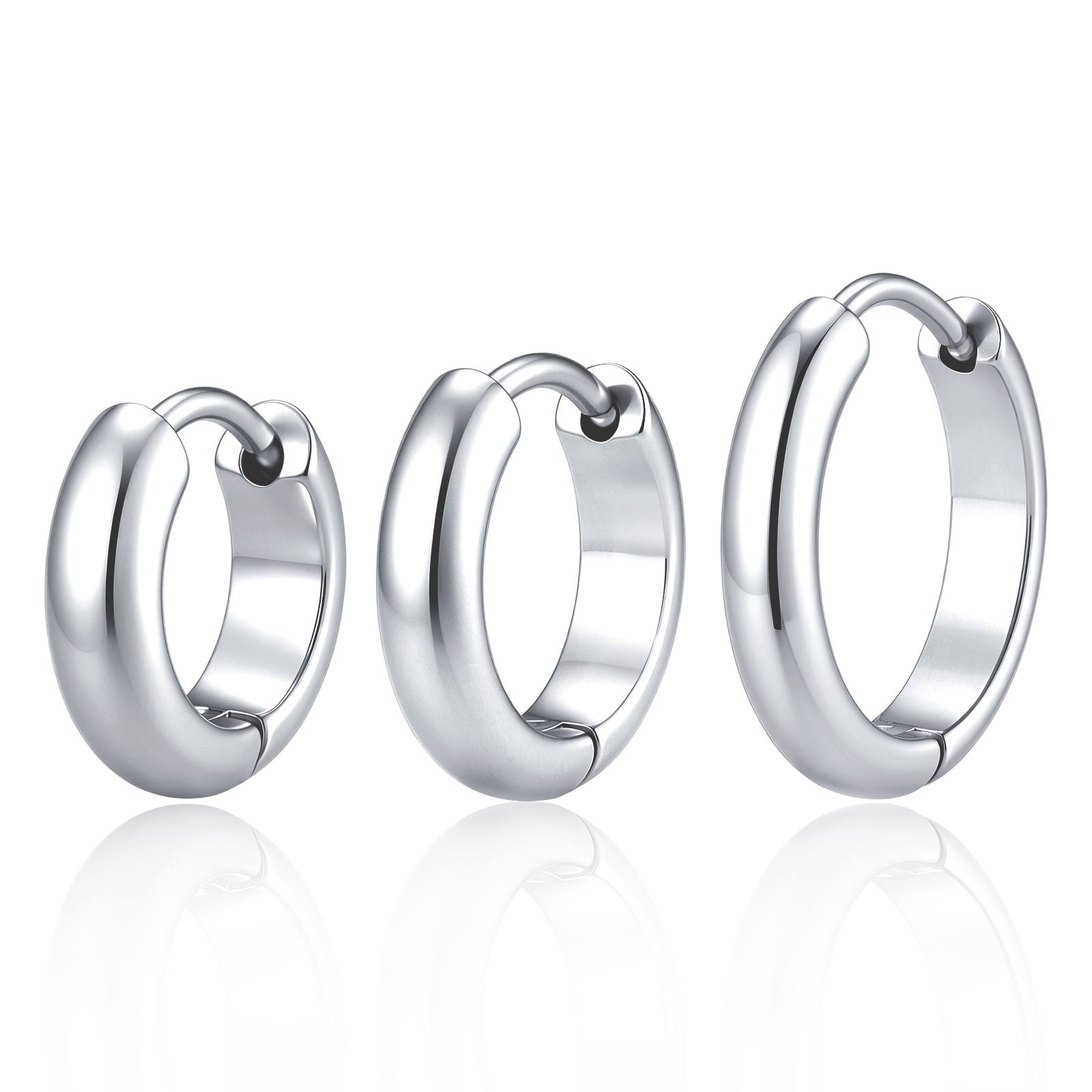 3-Hoops Earrings