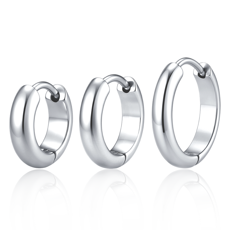 3-Hoops Earrings