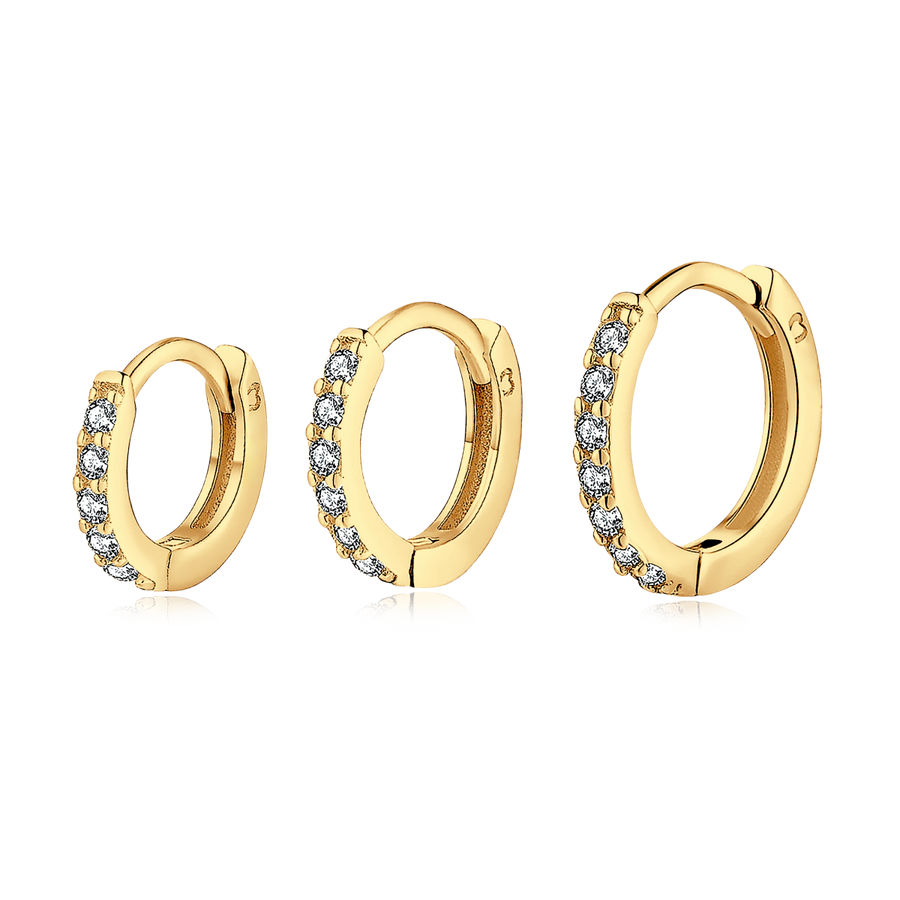 Triple Hoop Earrings