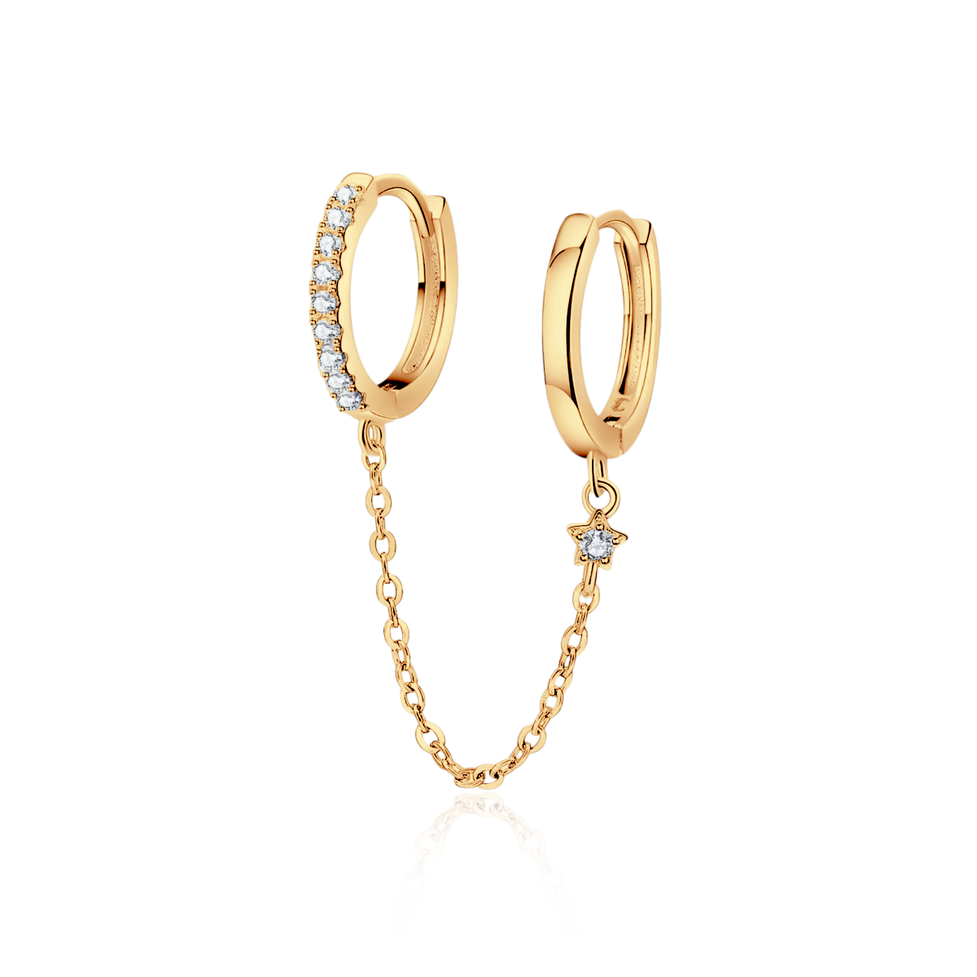 Hoop Chain Earrings