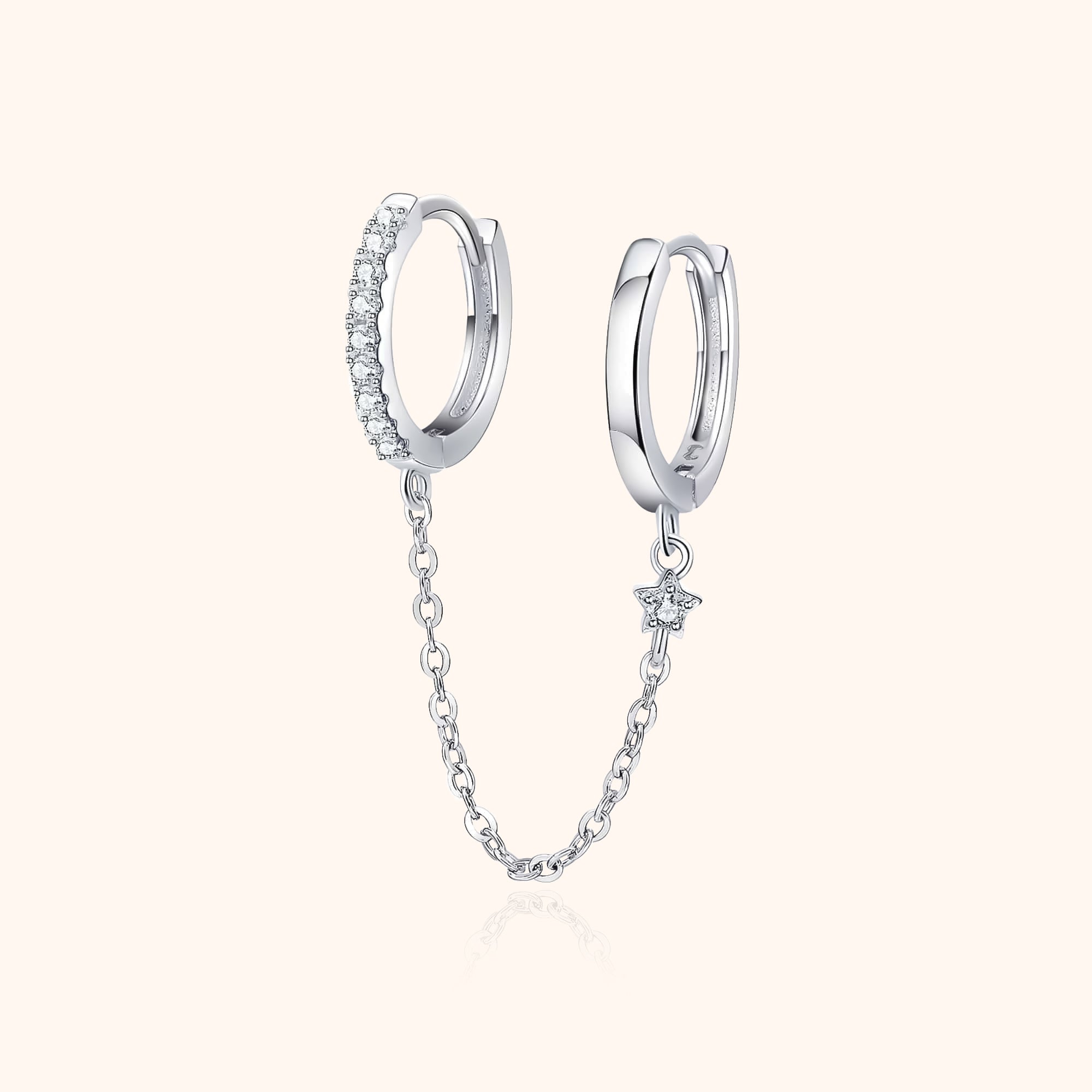 "Hoop Chain" Earrings - SophiaJewels