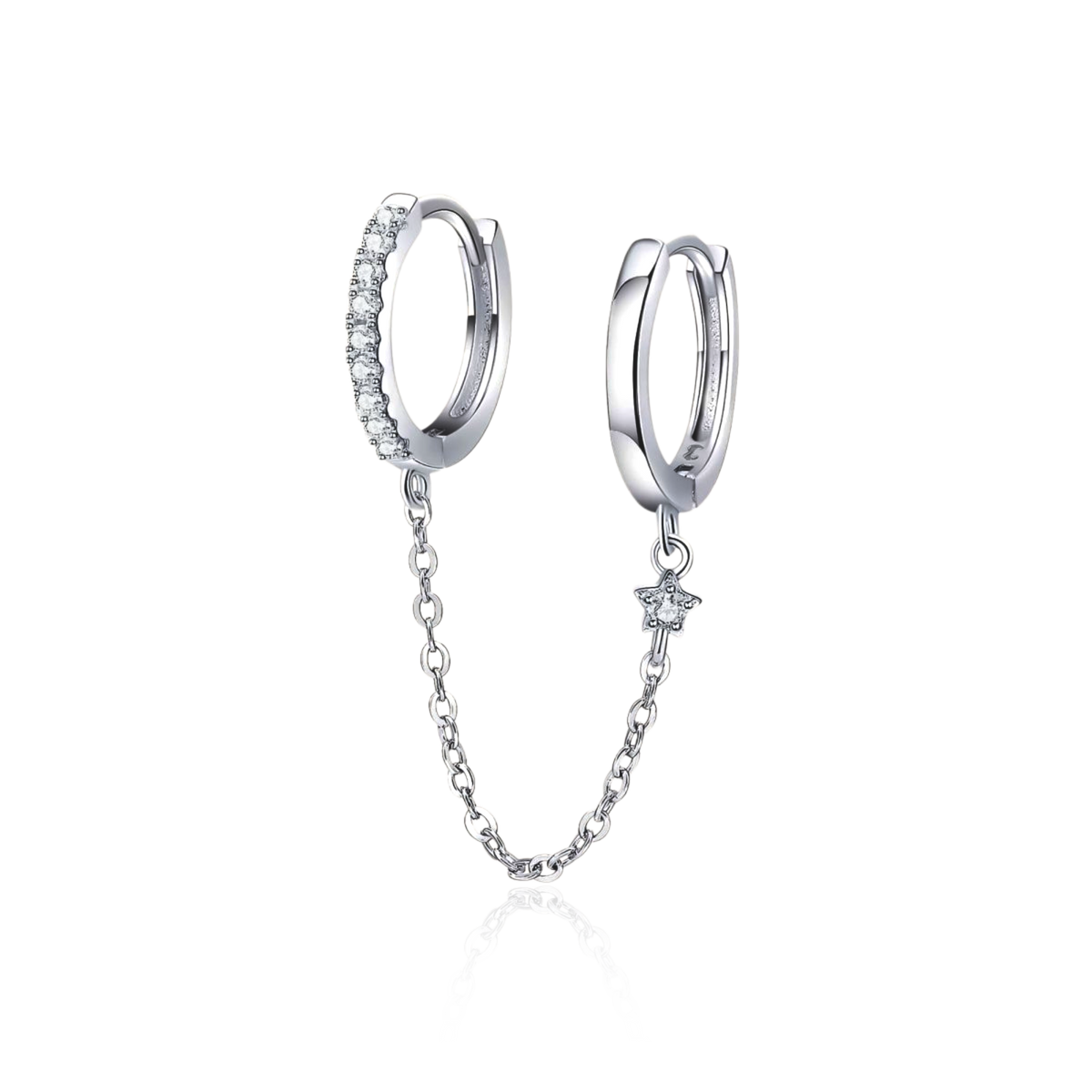 Hoop Chain Earrings - SophiaJewels