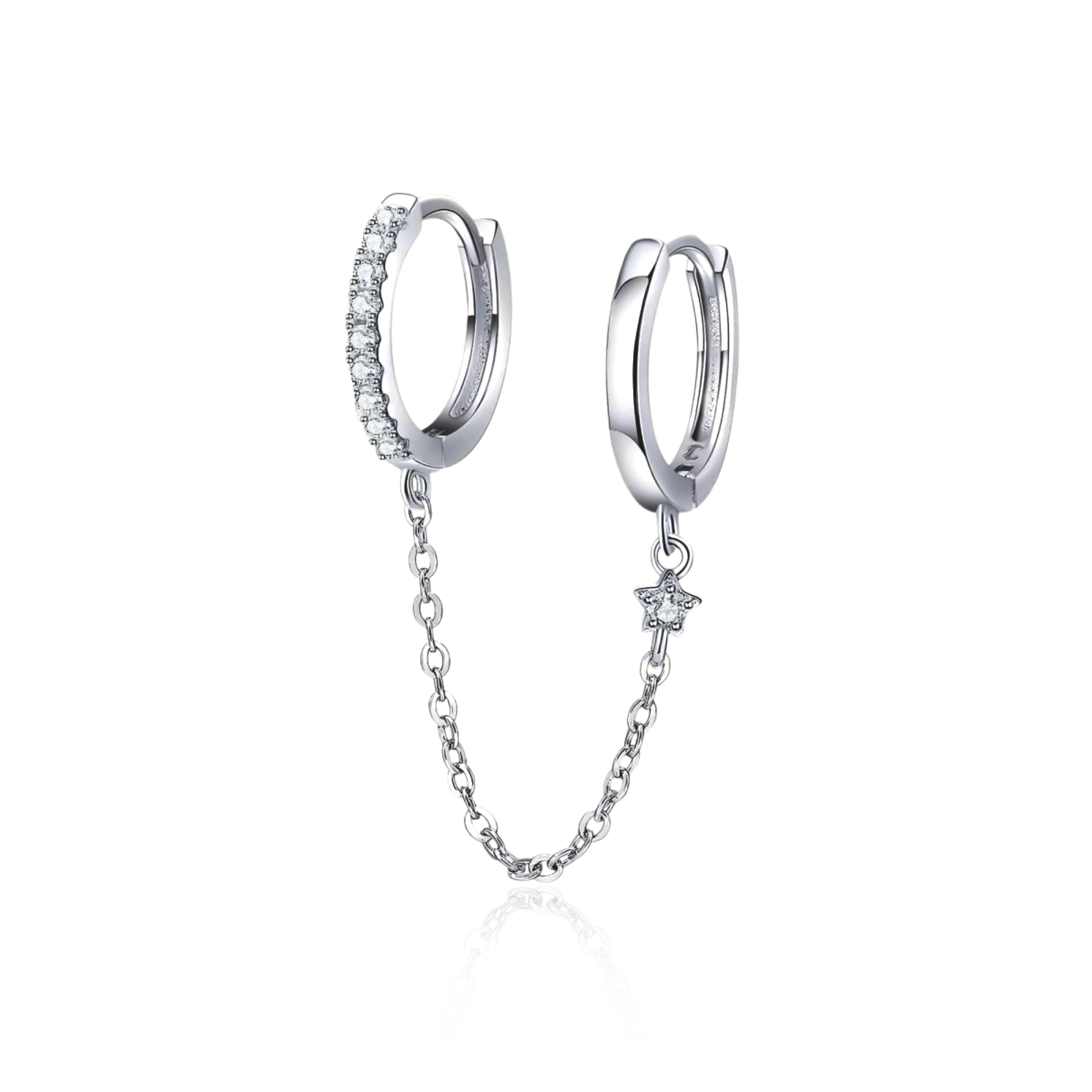 Hoop Chain Earrings