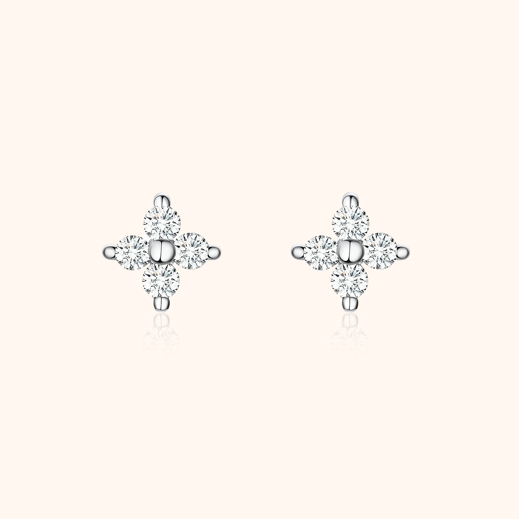 "Crystal Flower" Earrings - SophiaJewels
