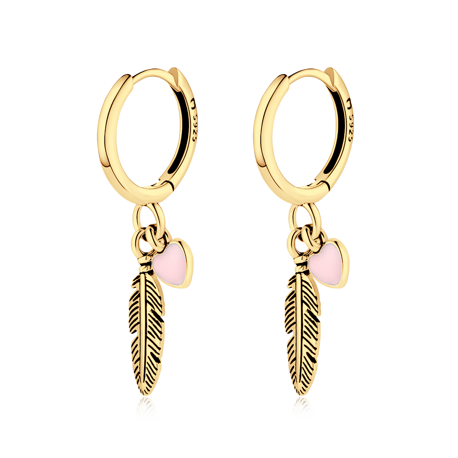 Feathers of Love Earrings - SophiaJewels