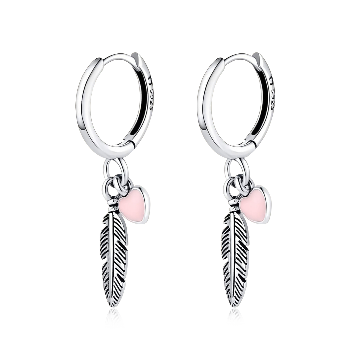 Feathers of Love Earrings - SophiaJewels