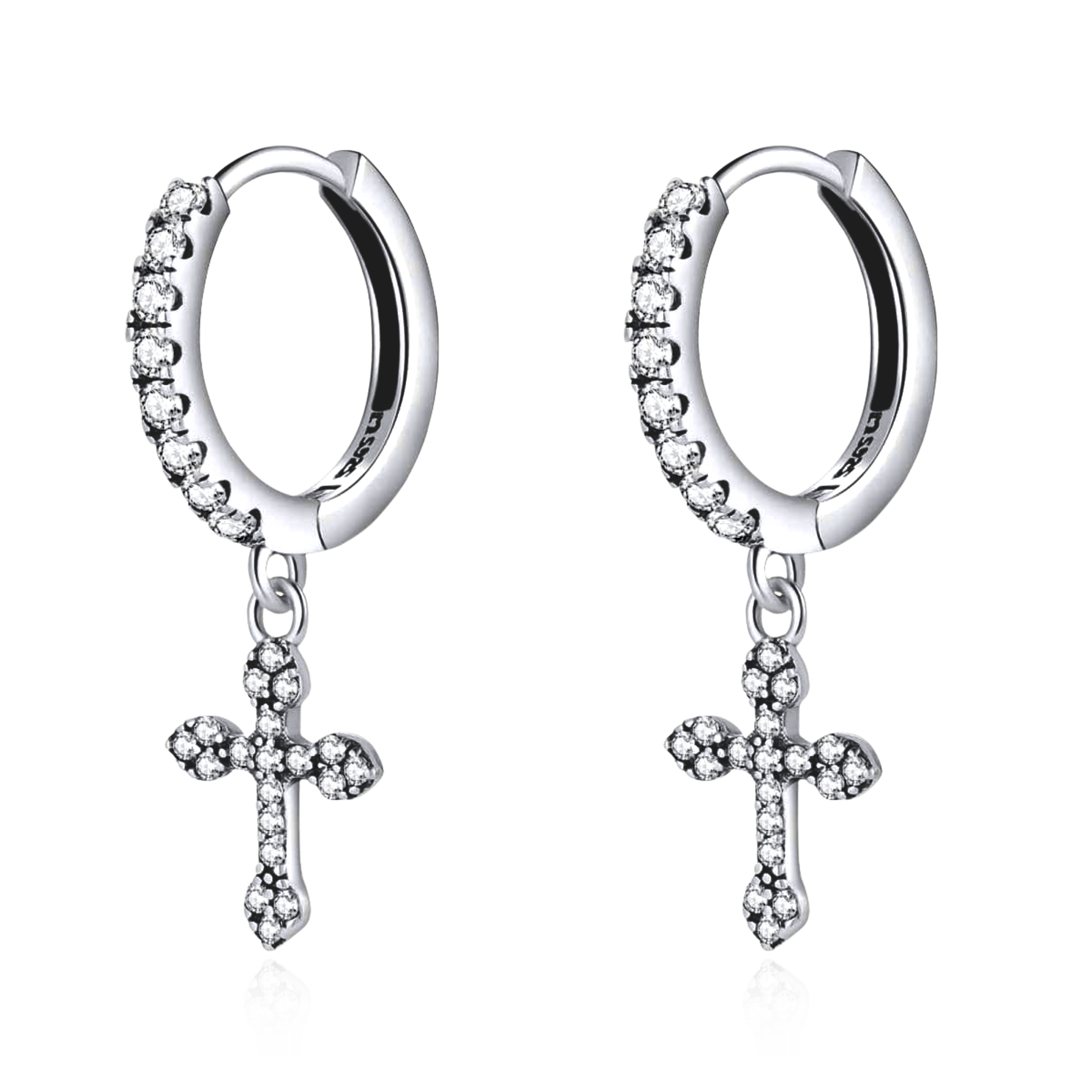 Gothic Cross Earrings