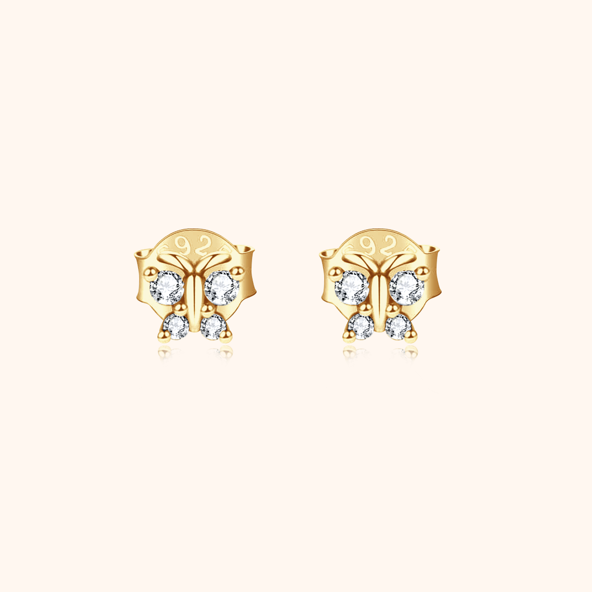 "Glittering Butterflies" Earrings