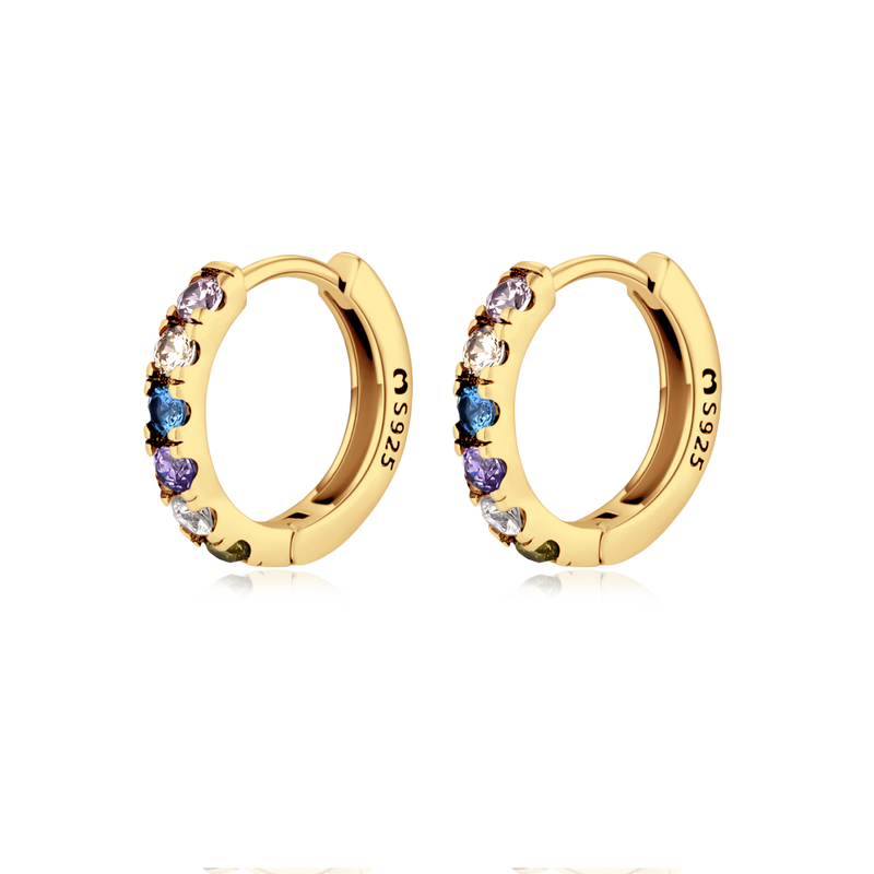Colourful Zircons Earrings - SophiaJewels