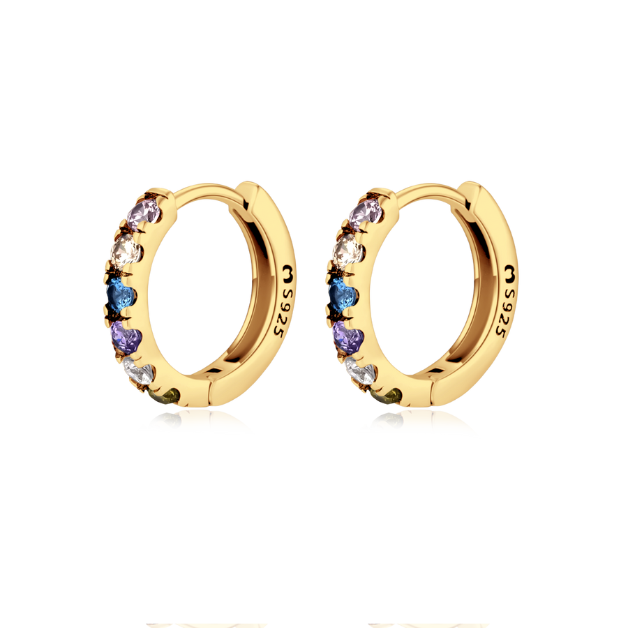 Colourful Zircons Earrings - SophiaJewels