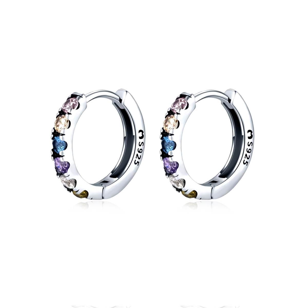Colourful Zircons Earrings - SophiaJewels