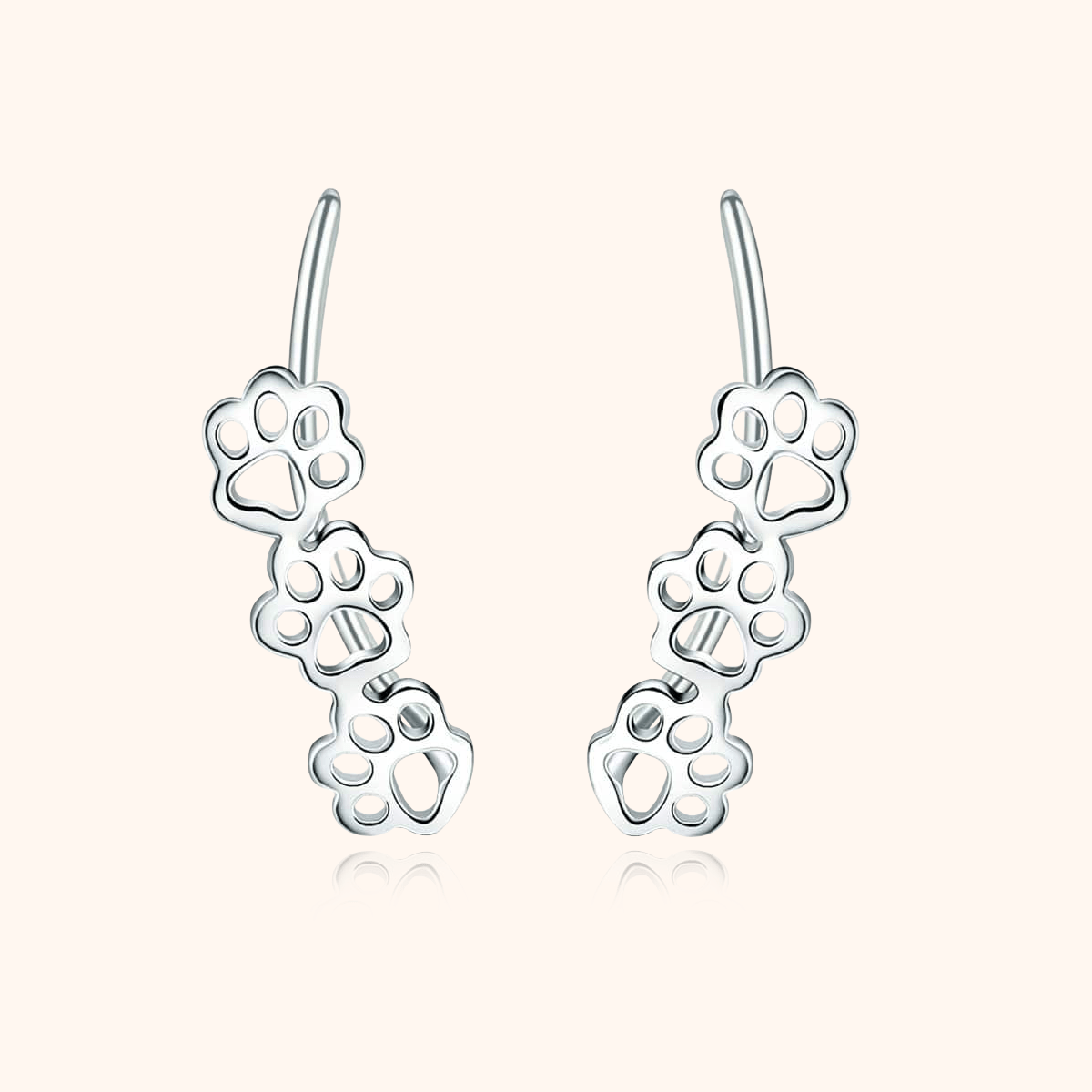 "Trio Pet Tracks" Earrings