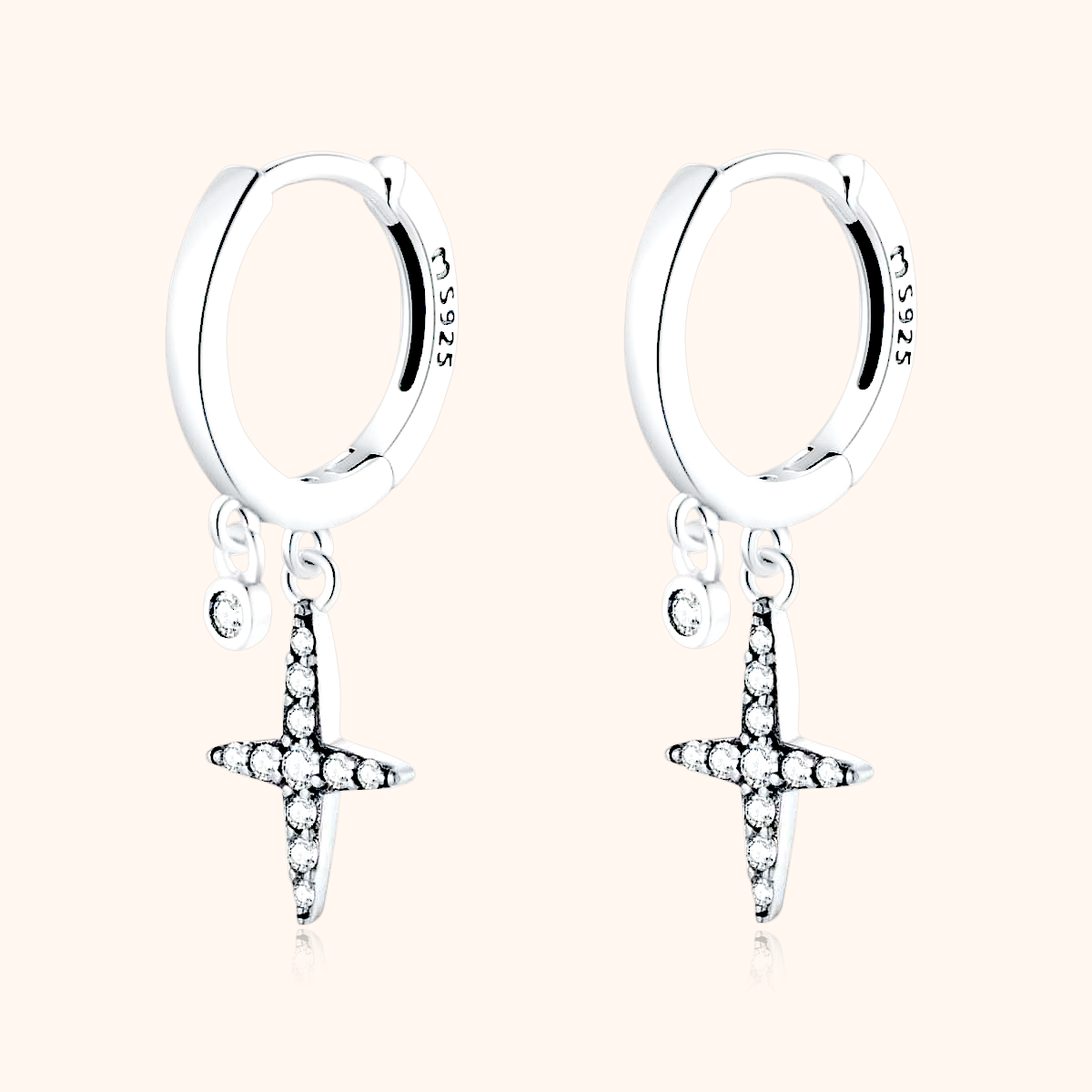 "Bright Cross" Earrings