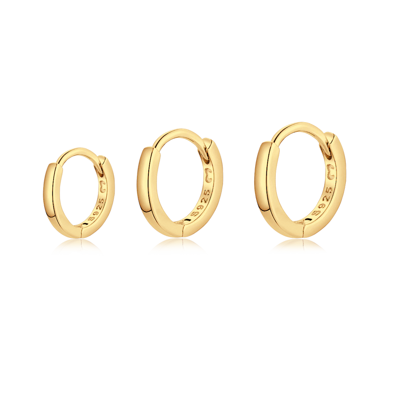 Hoops Trio Earrings - SophiaJewels
