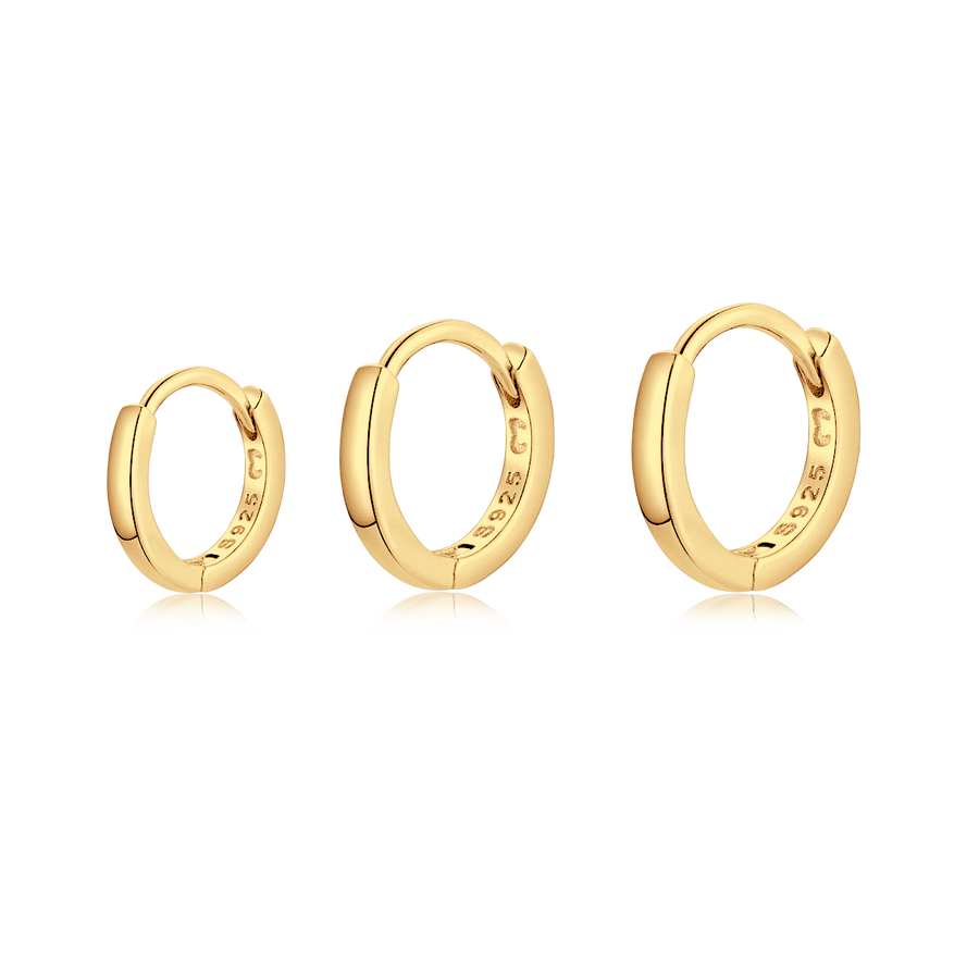 Hoops Trio Earrings - SophiaJewels