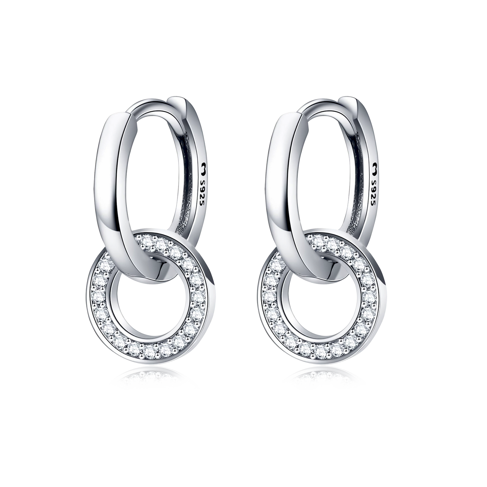 Interlocking Hoops Earrings - SophiaJewels