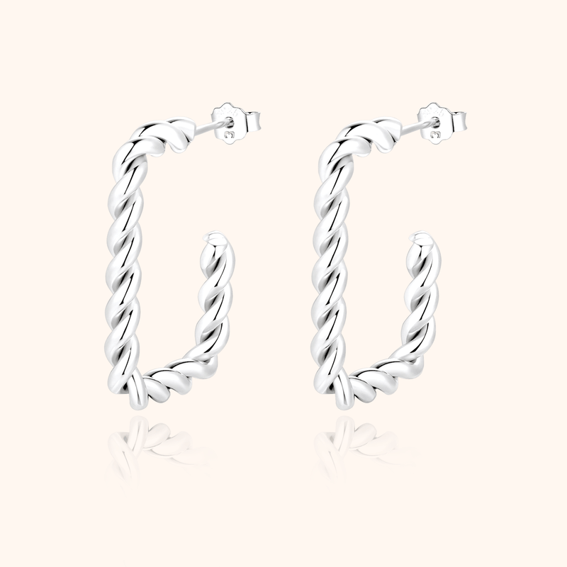 Twisted Braid Earrings - SophiaJewels