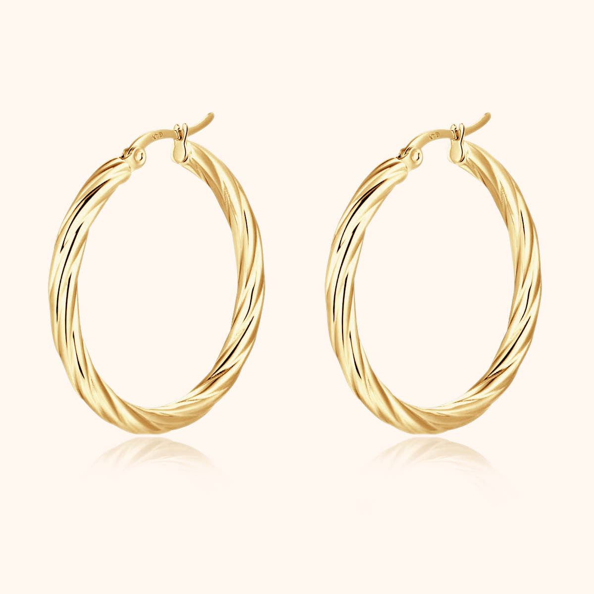 "Wire Hoops" Earrings