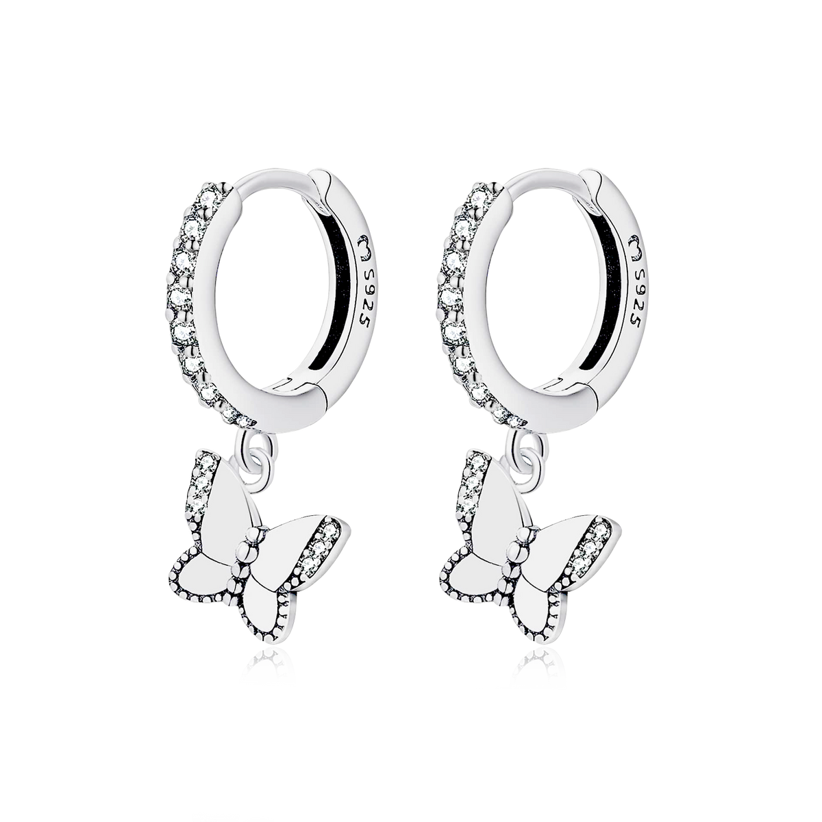 Illuminated Butterfly Earrings - SophiaJewels