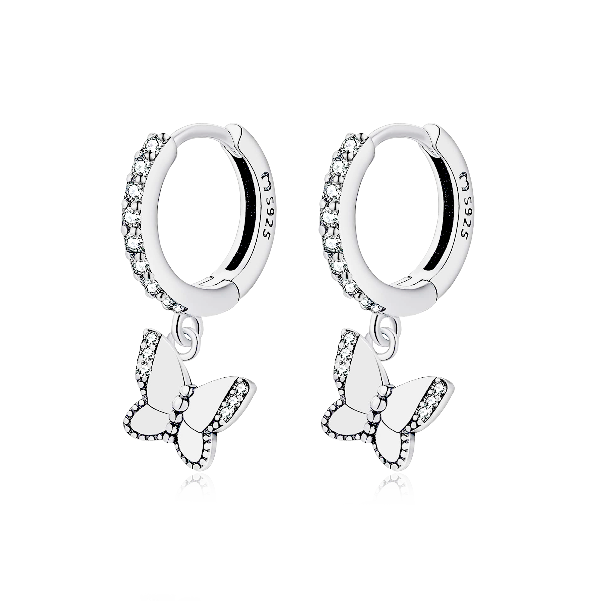 Illuminated Butterfly Earrings