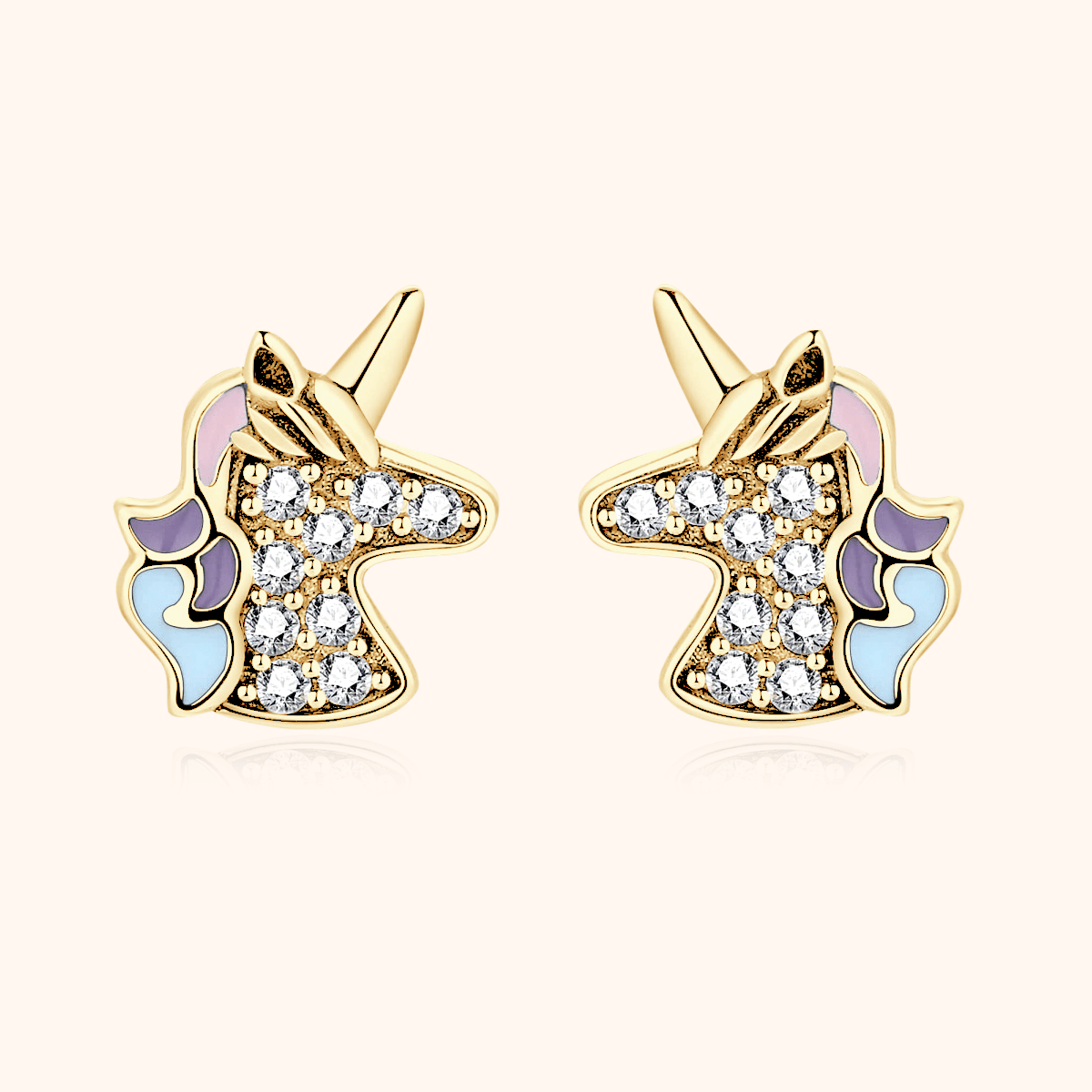 Unicorn Glitter Colour Earrings