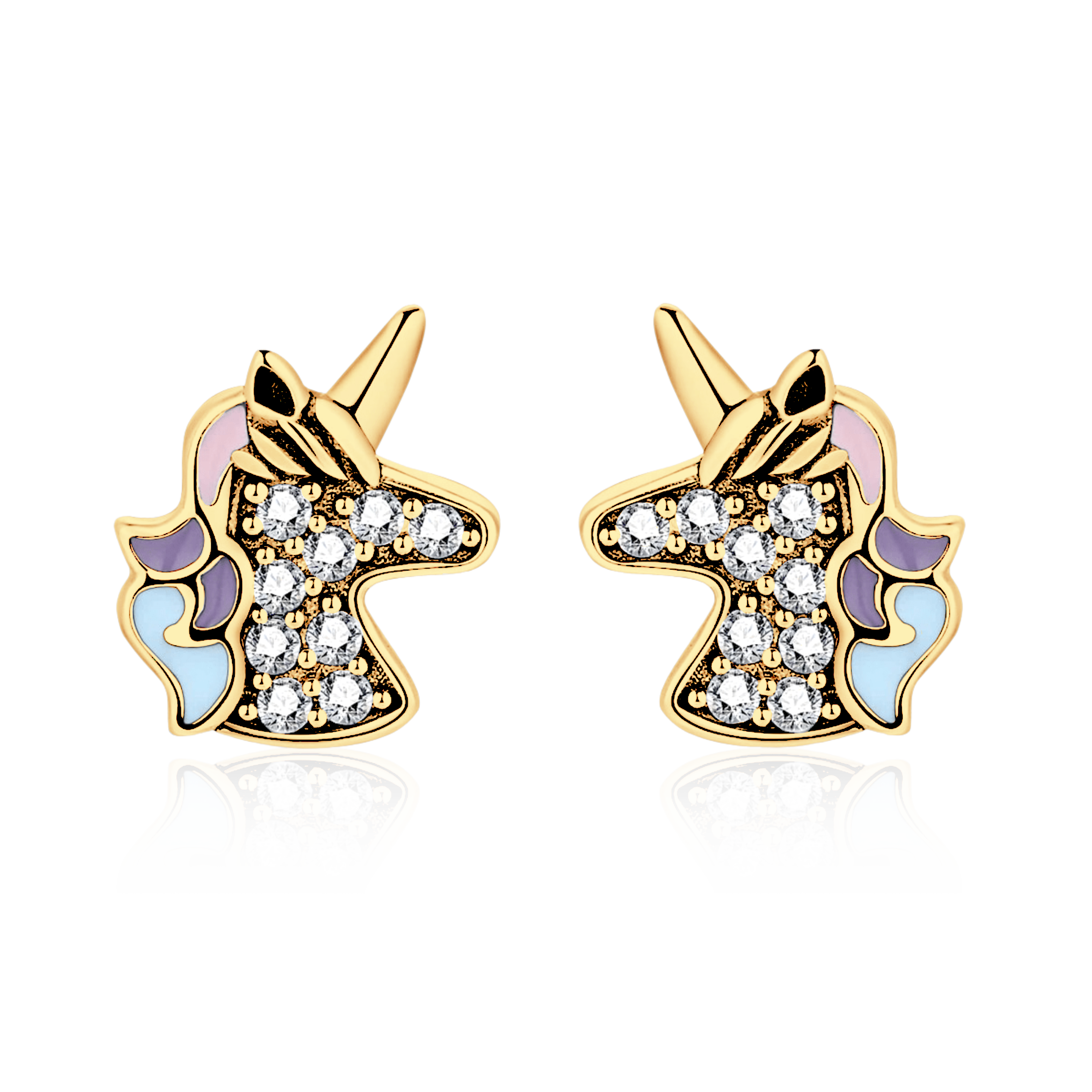 Unicorn Glitter Colour Earrings