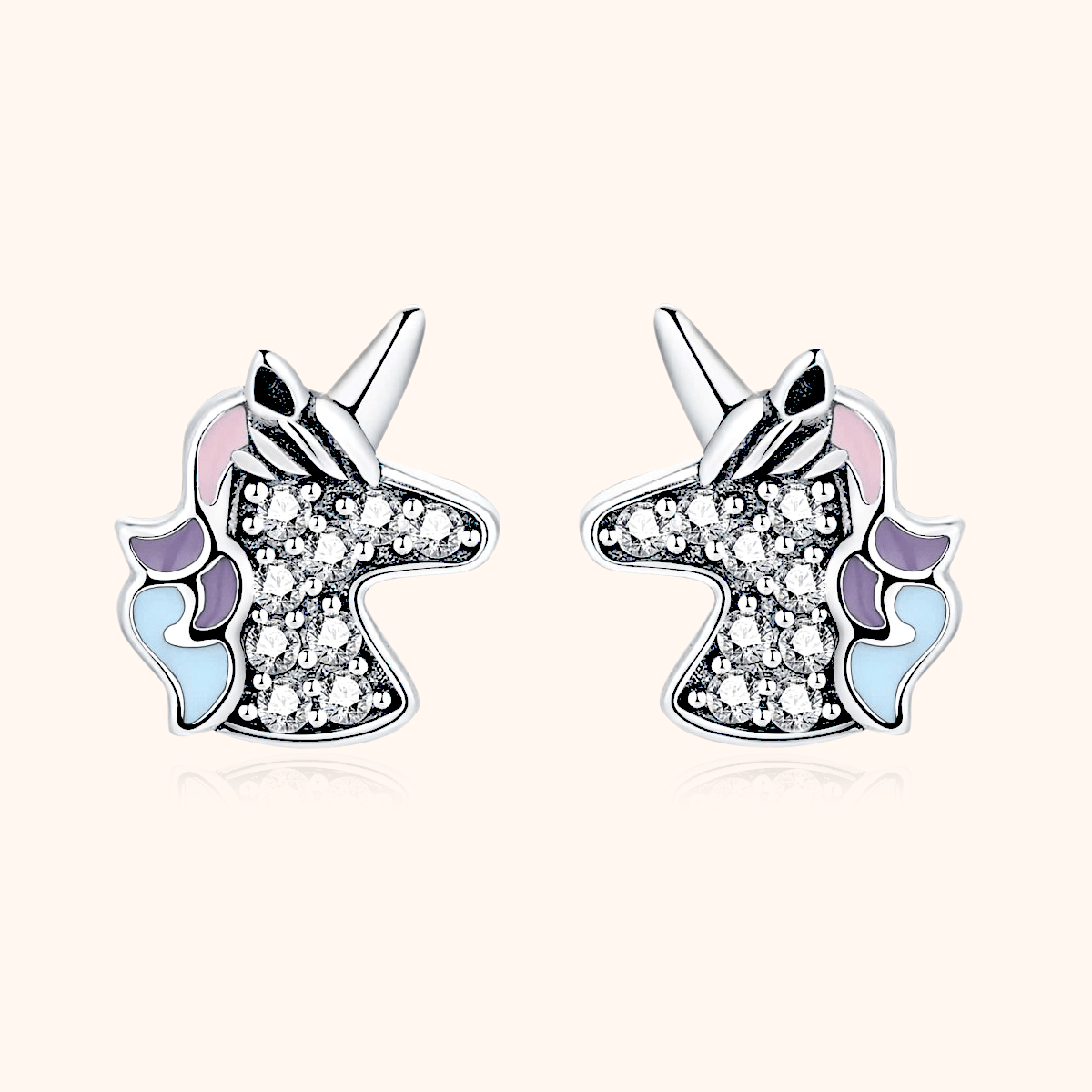 Unicorn Glitter Colour Earrings