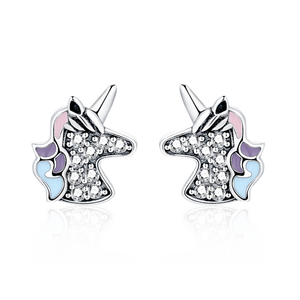 Unicorn Glitter Colour Earrings