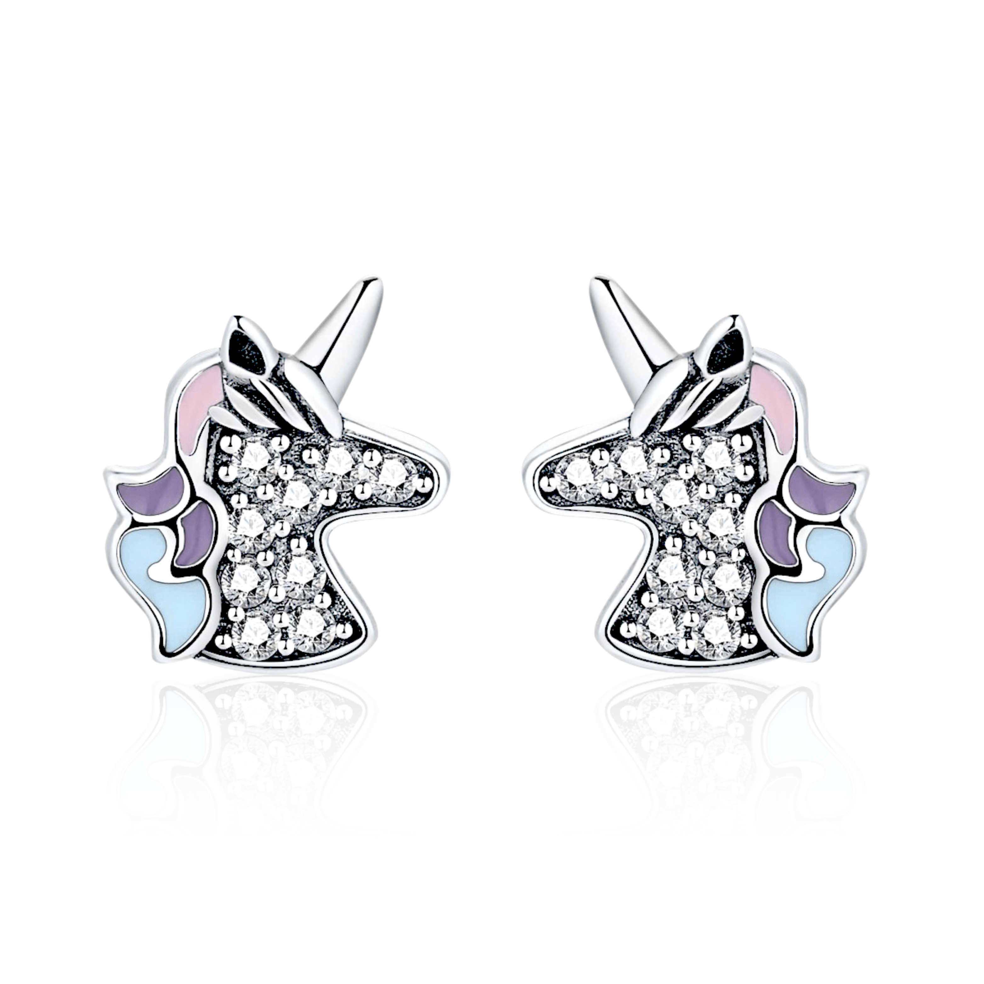 Unicorn Glitter Colour Earrings