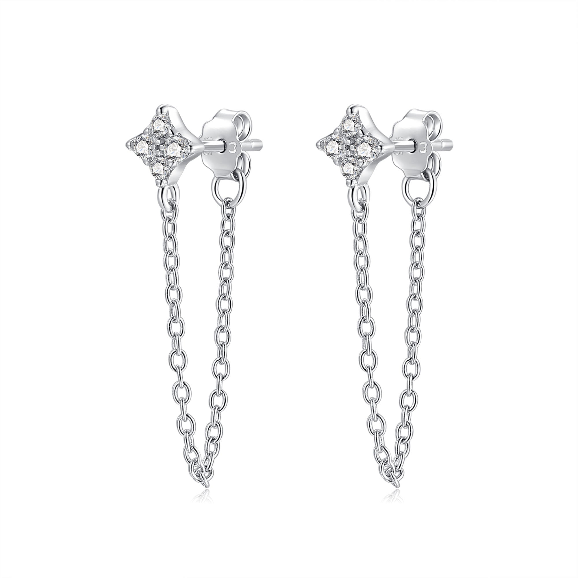 "Gemstone Chain" Earrings - SophiaJewels