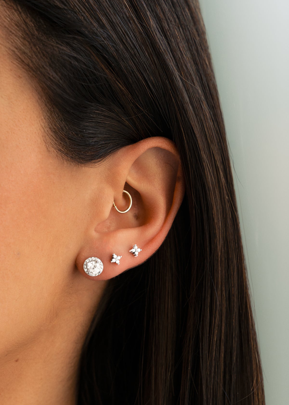 Crystal Flower Earrings - SophiaJewels
