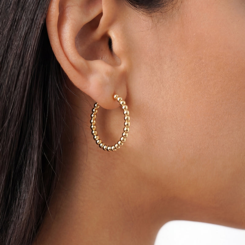 Bubbles Hoop Earrings