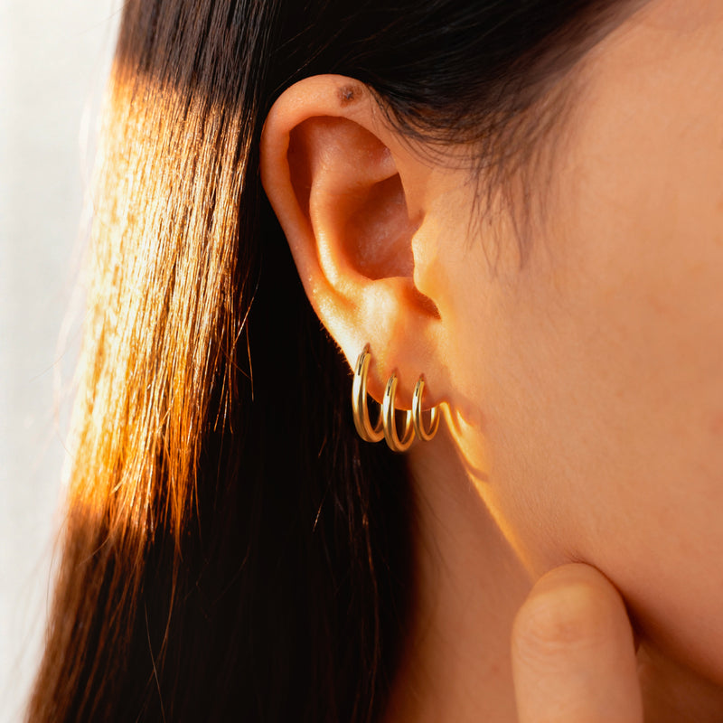 Silver Rounda Earrings - SophiaJewels
