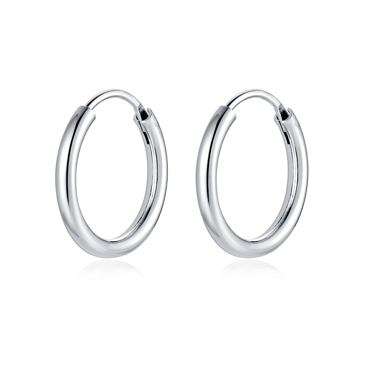 Silver Rounda Earrings - SophiaJewels