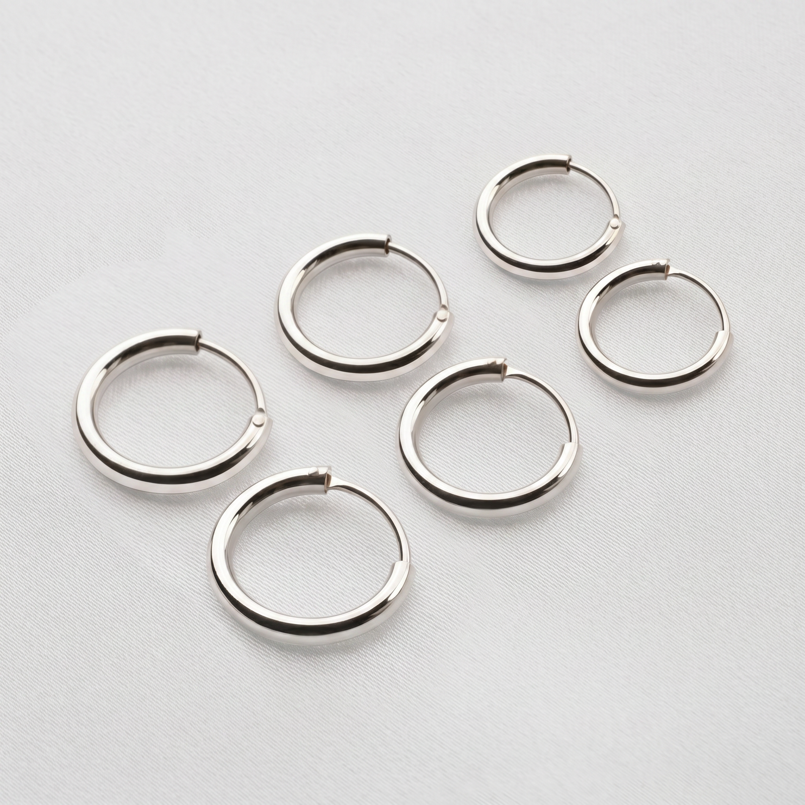 Silver Rounda Earrings