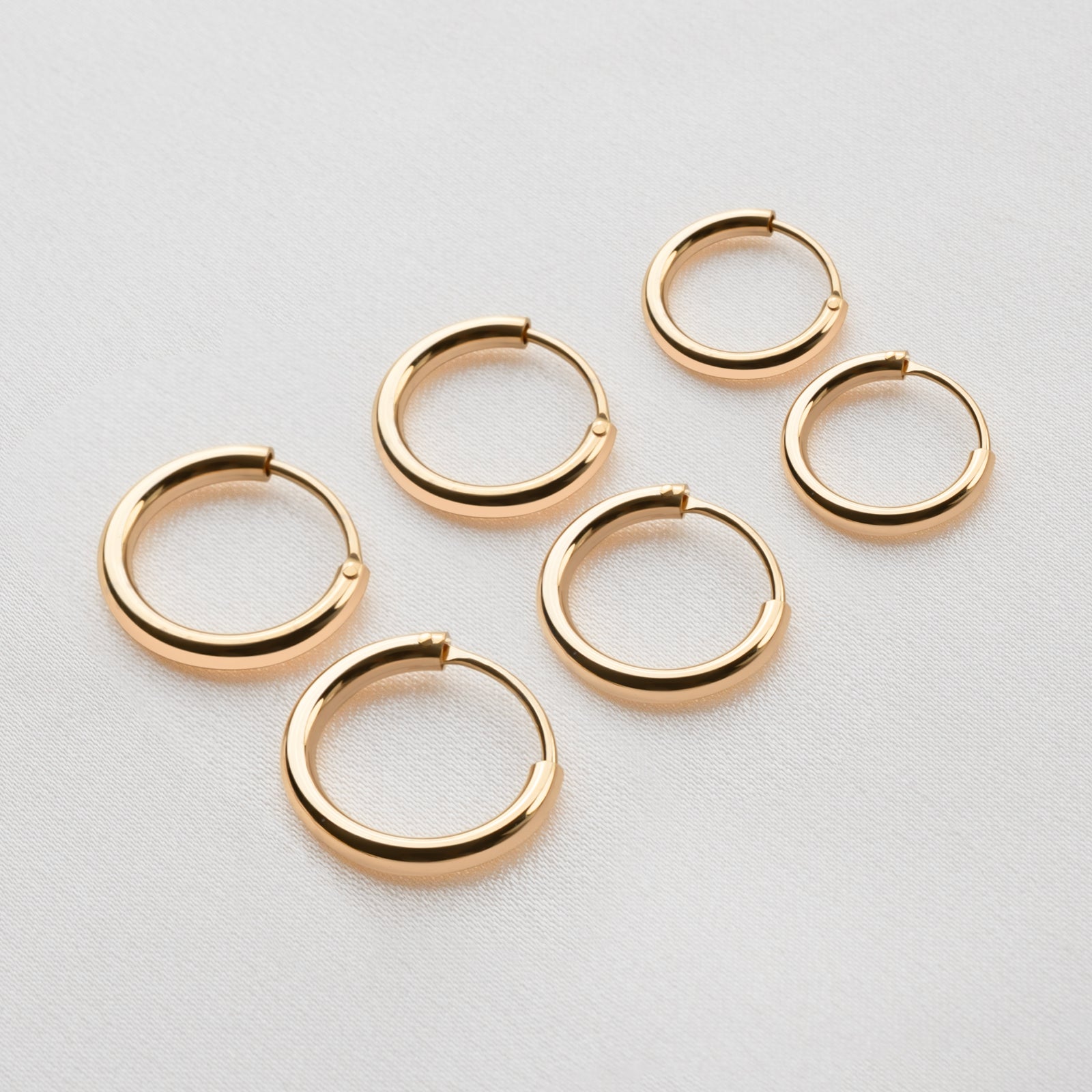 Silver Rounda Earrings - SophiaJewels
