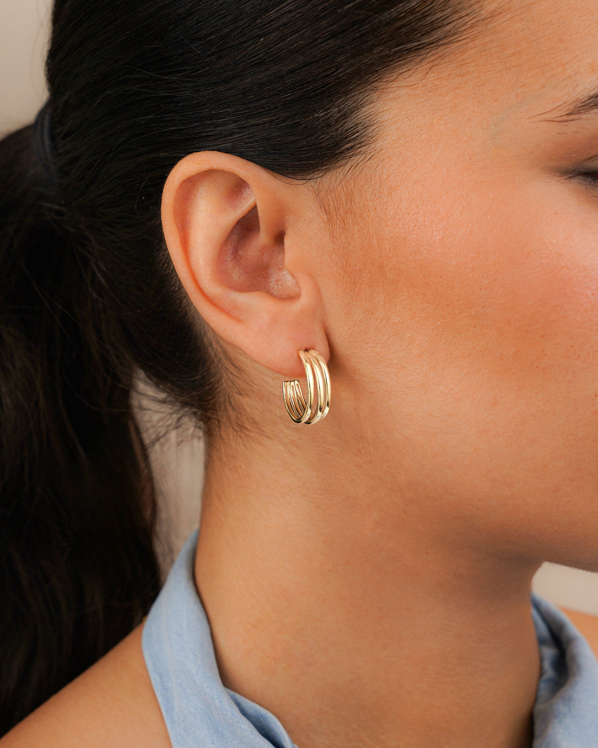 Half Ring Sahara Earrings - SophiaJewels