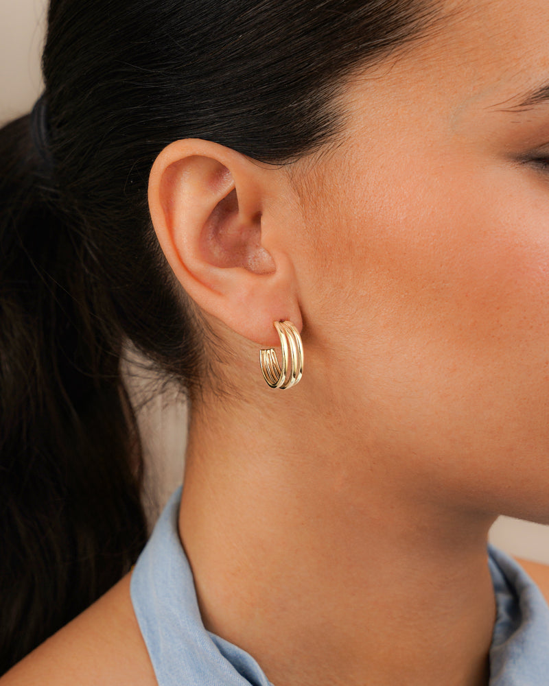 Half Ring Sahara Earrings - SophiaJewels