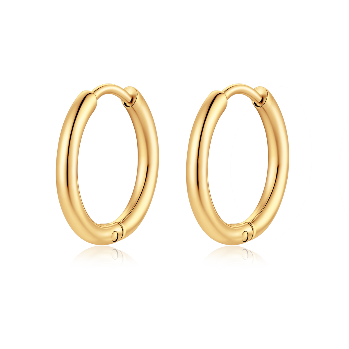 Steel Rounda Earrings - SophiaJewels