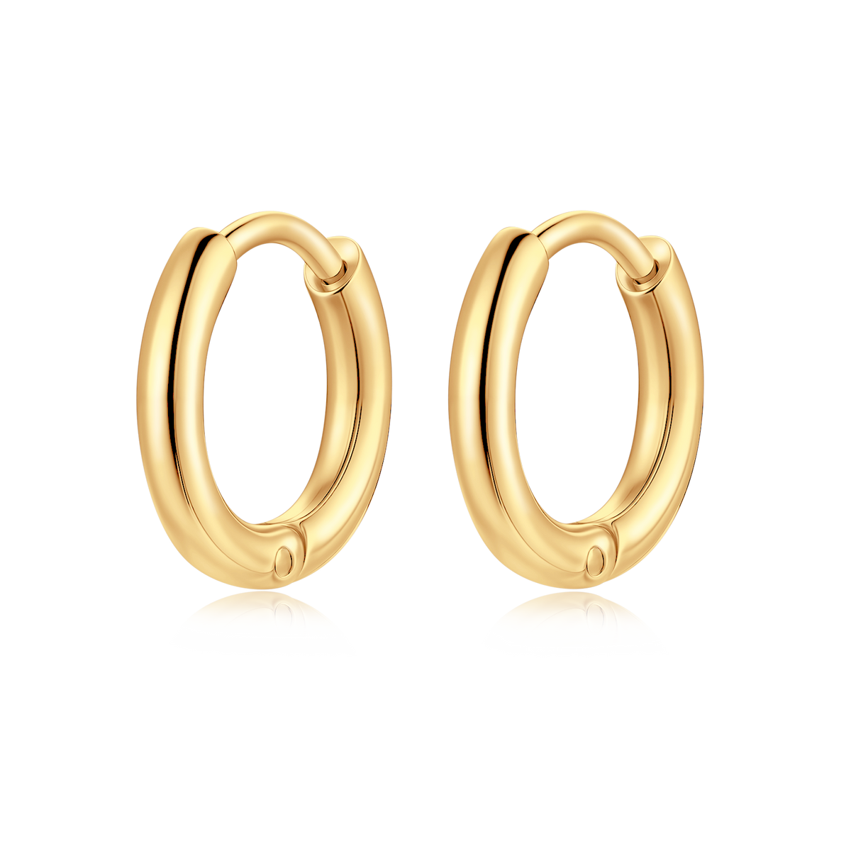 Steel Rounda Earrings - SophiaJewels