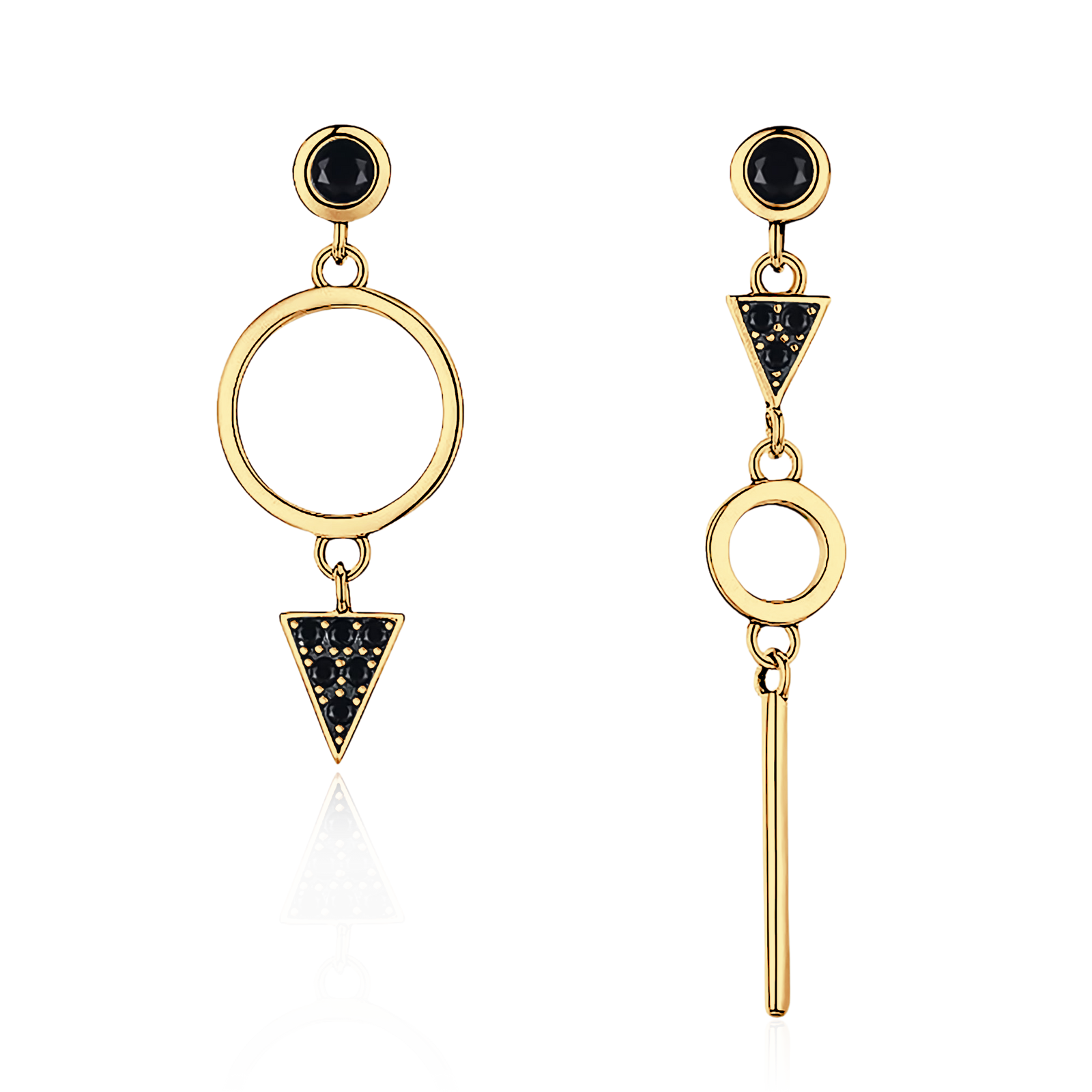 Black Spinel Earrings - SophiaJewels