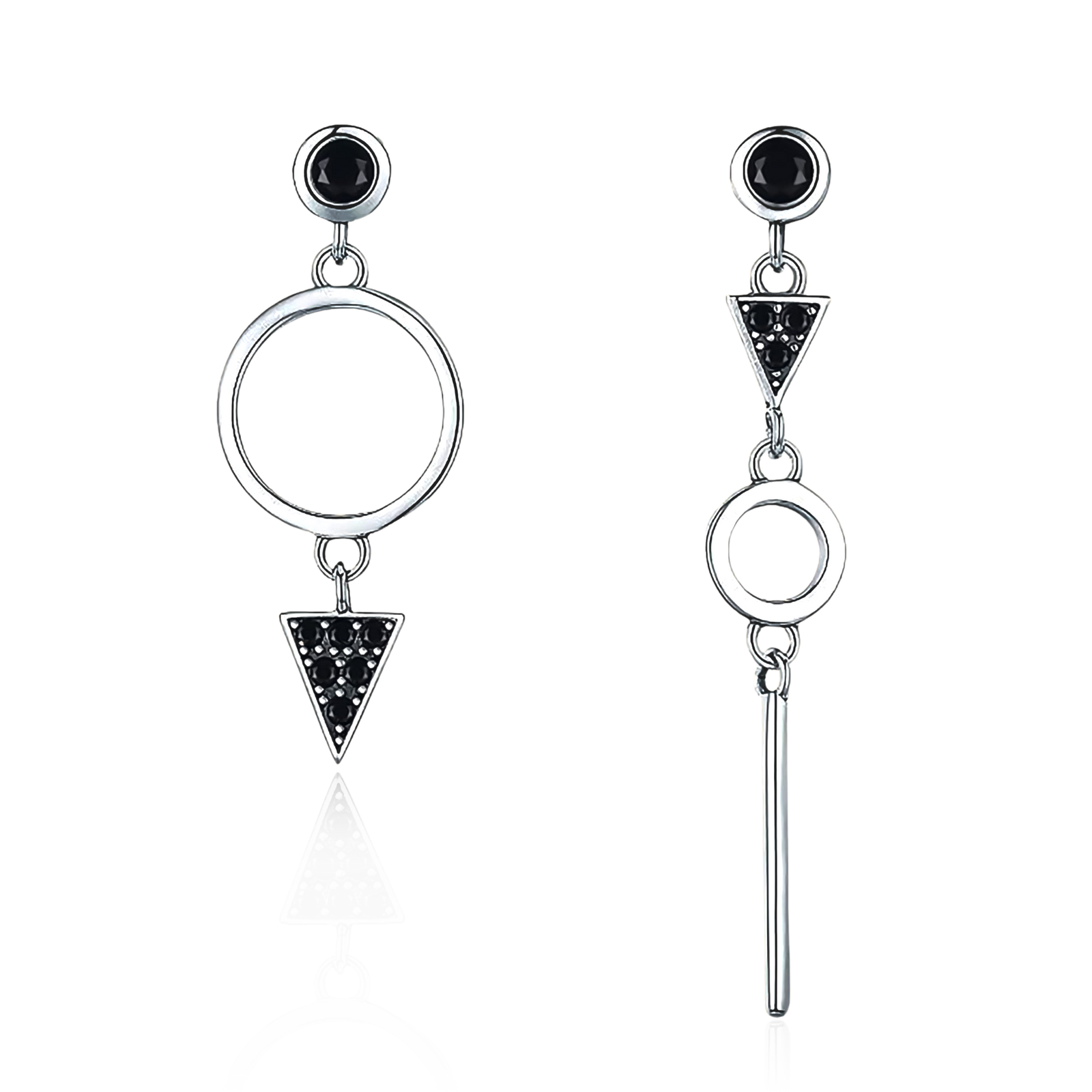 Black Spinel Earrings - SophiaJewels