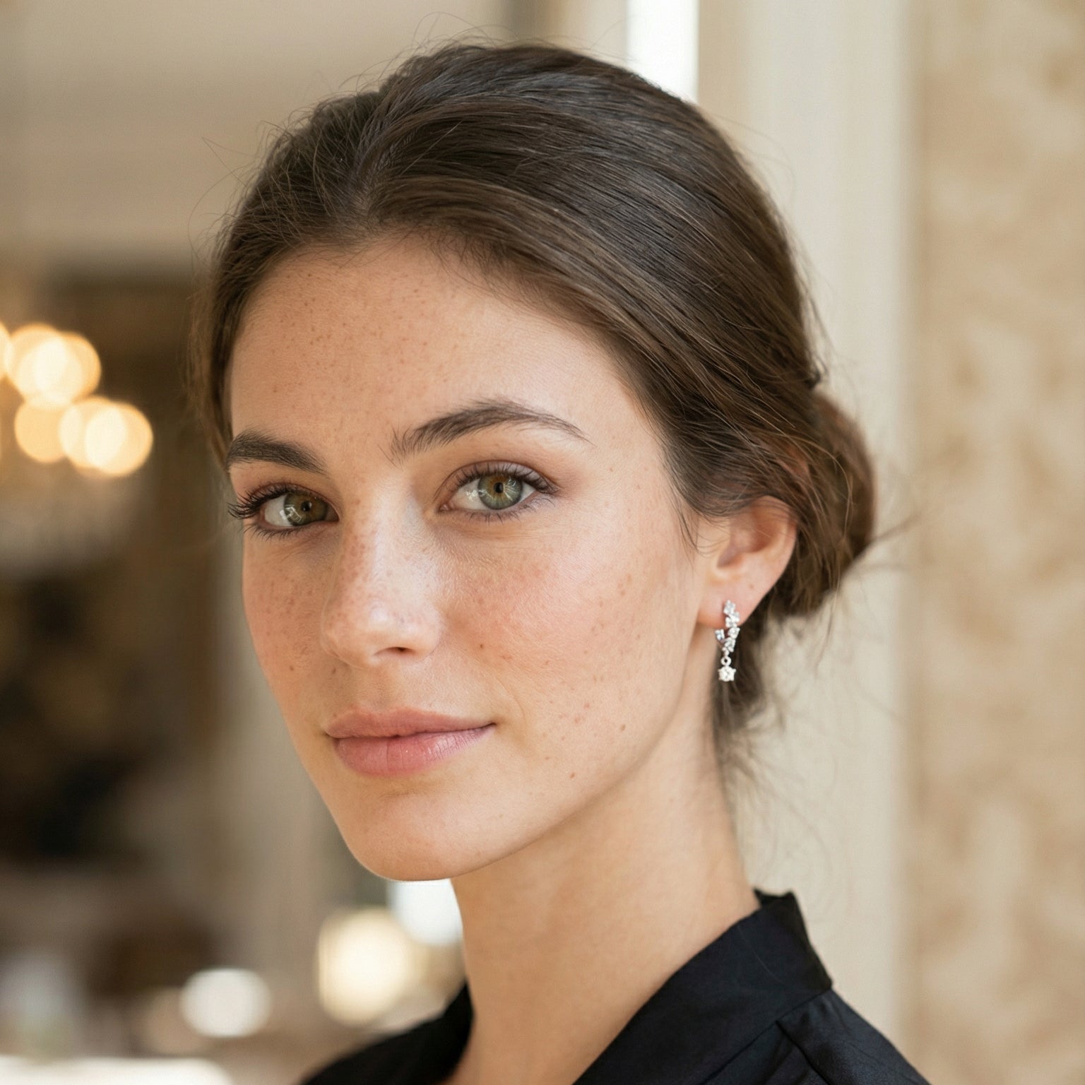 Adamantine Hoops Earrings