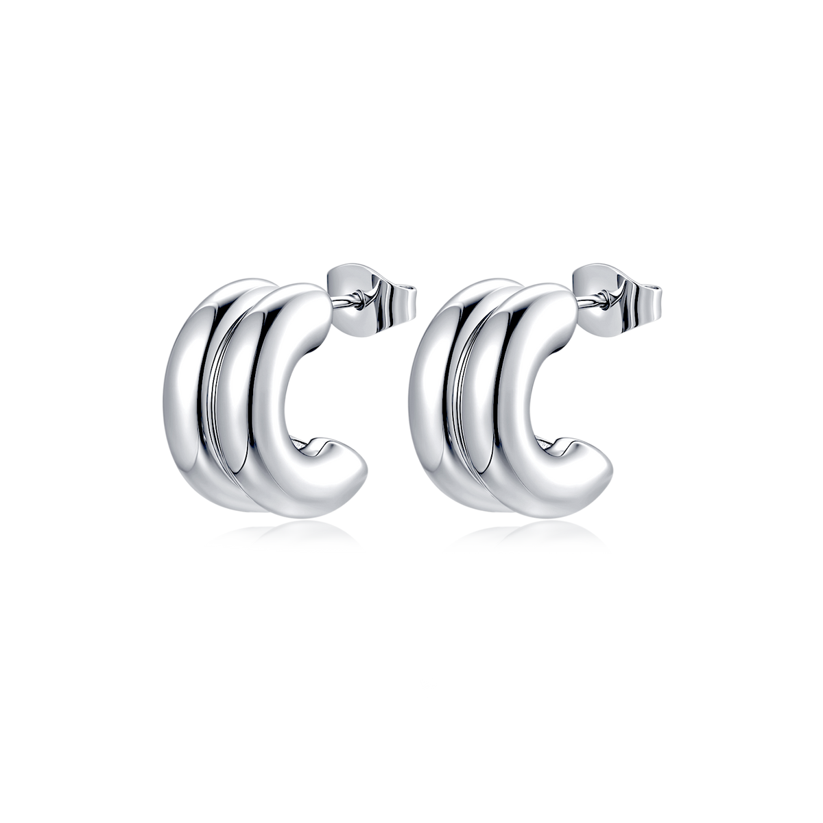 Half Ring Arashi Earrings - SophiaJewels