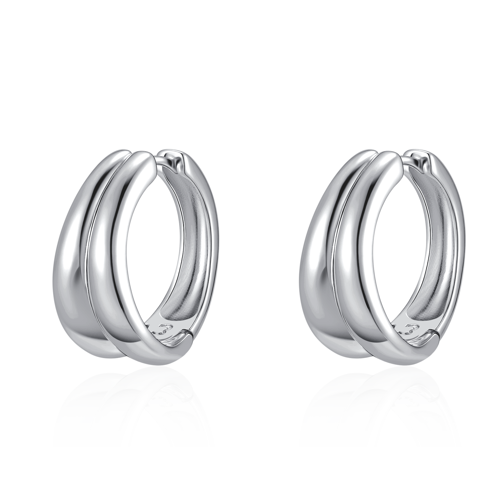 Pair Hoop Earrings