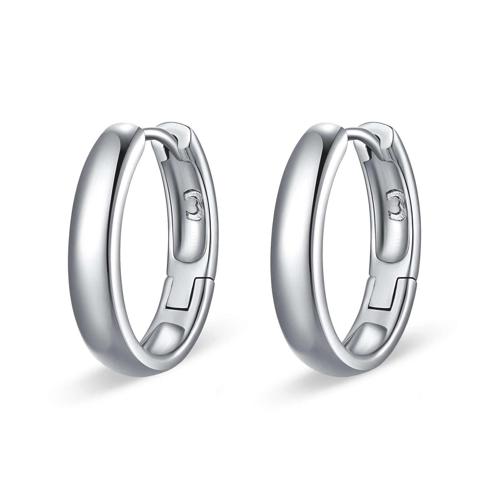 Closed Hoop Earrings