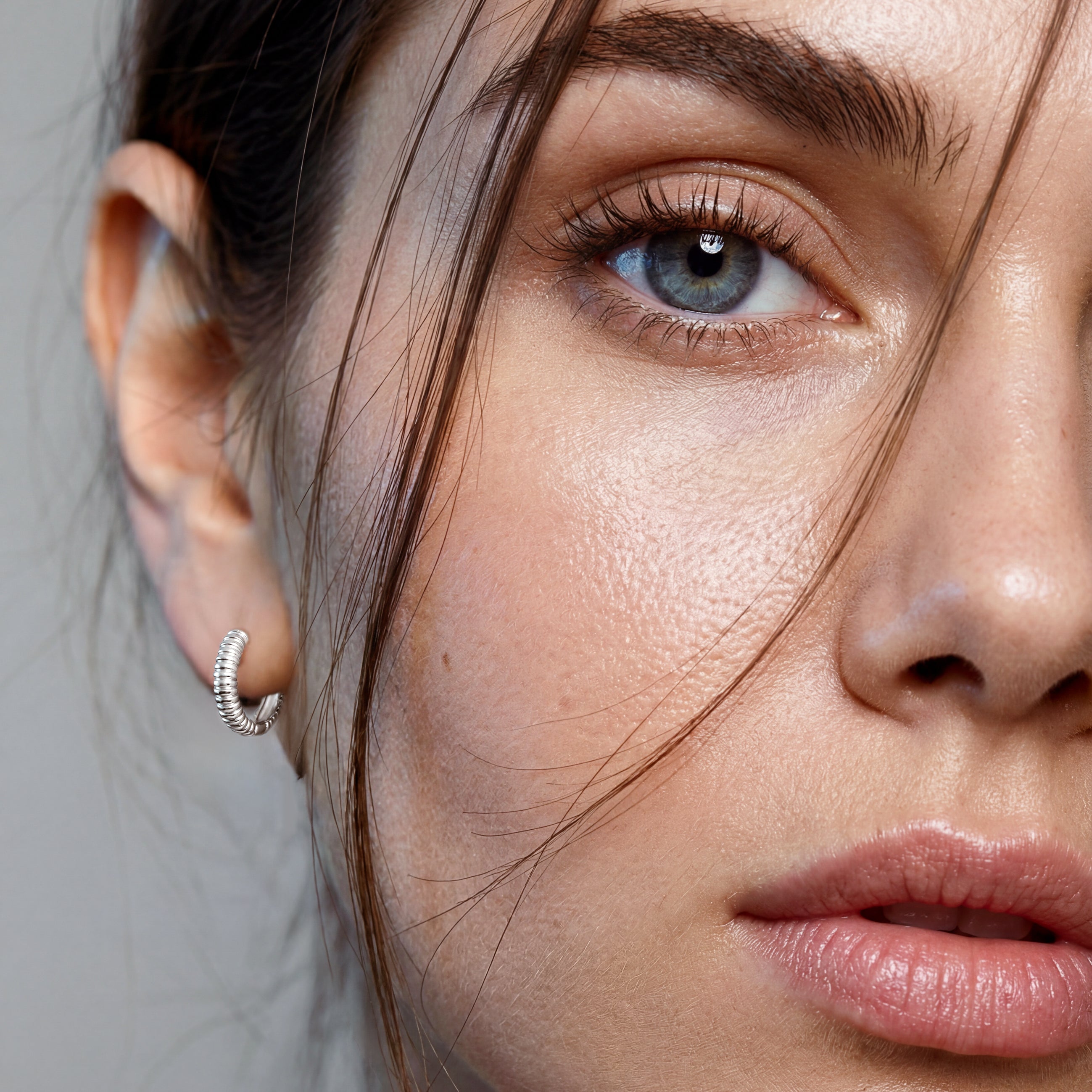 Spring Hoop Earrings