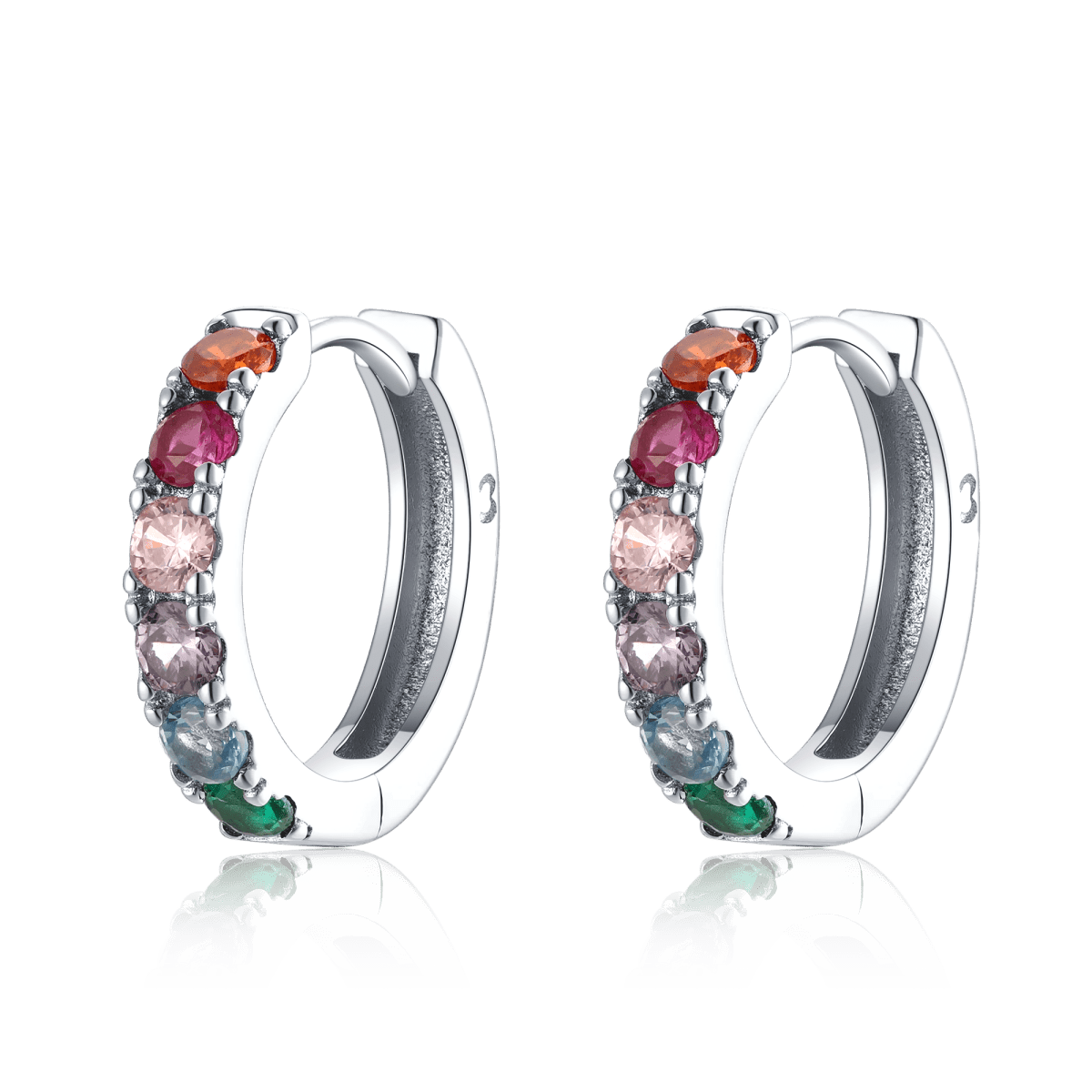 Chromatic Hoop Earrings